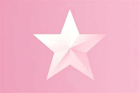 Detalle del estampado de la colcha con la gran estrella blanca sobre fondo rosa