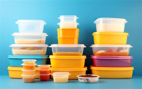 Foto temática de diferentes recipientes y termos para alimentos de bebé