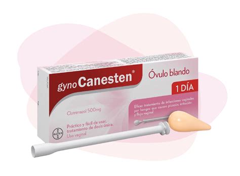 Óvulo vaginal siendo insertado con aplicador