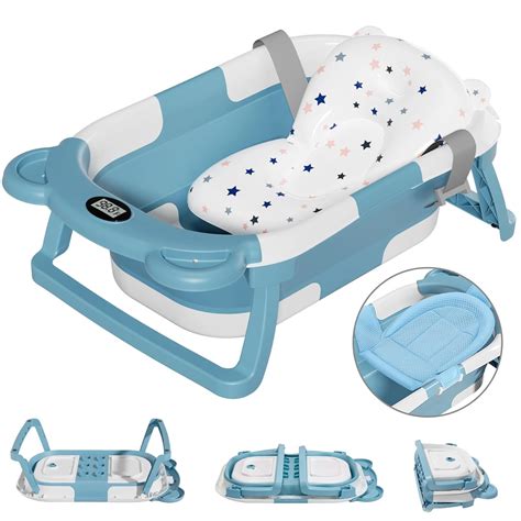 Bañera plegable y portátil para bebé