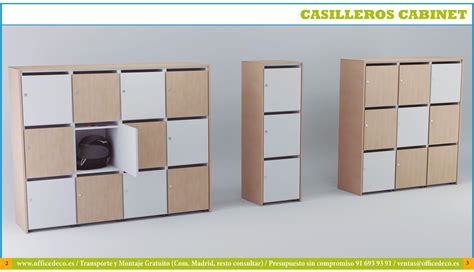 Galería de imágenes mostrando los diferentes modelos de muebles cambiadores y casilleros.