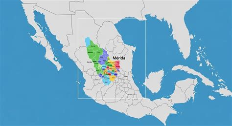 Mapa indicando la ubicación del Centro ORIGEN en Mérida, Yucatán.