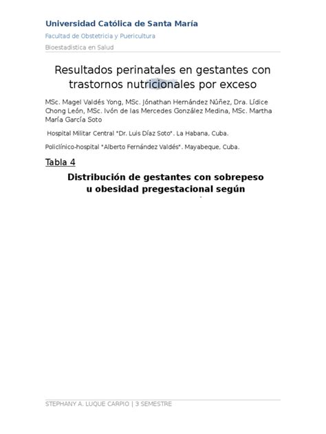 Gráfico comparativo de riesgos perinatales en gestantes obesas vs. normopeso