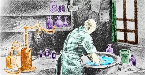 Grabado de Ignaz Semmelweis lavándose las manos en un hospital