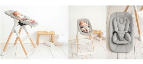 Fotografía de catálogo: exposición de tronas ergonómicas y mobiliario infantil de alta gama