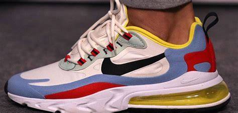 Esquema de las tecnologías Air Max y React de Nike