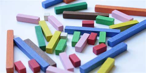 Regletas de Cuisenaire y otros materiales manipulativos de matemáticas