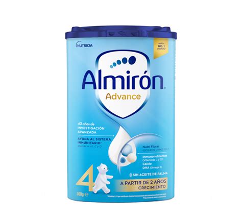Envase de Almirón Advance 3 con un bebé sonriente