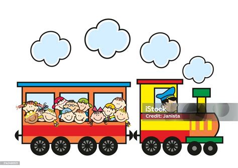 Ilustración de un vagón de tren con familias, mostrando espacio entre asientos, mesas y áreas para que los niños caminen.