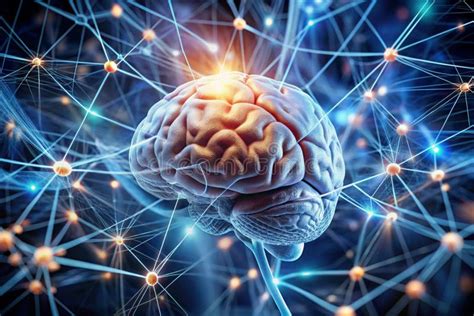 Ilustración de un cerebro humano mostrando conexiones neuronales relacionadas con memorias