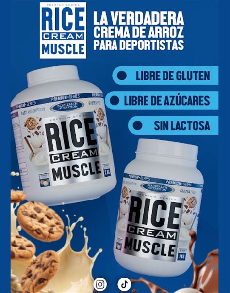 Infografía: Composición nutricional de la crema de arroz para deportistas