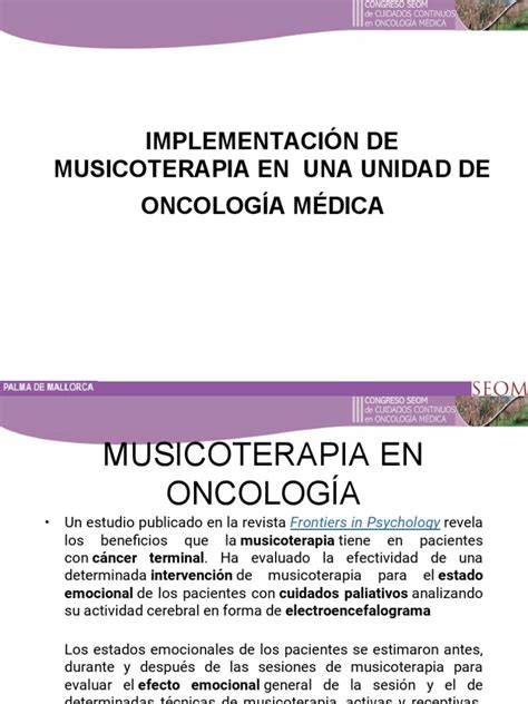 Infografía: Beneficios de la musicoterapia en pacientes oncológicos