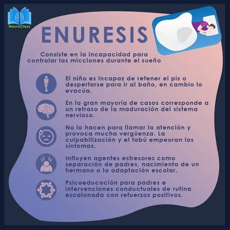 Infografía: causas y factores de riesgo de la enuresis infantil