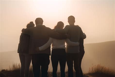 Foto de una familia abrazándose, representando apoyo emocional