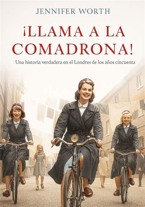 Foto promocional de las comadronas de la serie 'Llama a la Comadrona' en un barrio humilde