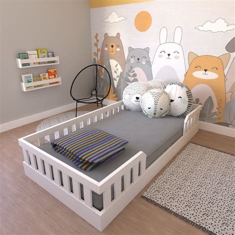Esquema de montaje de cama infantil