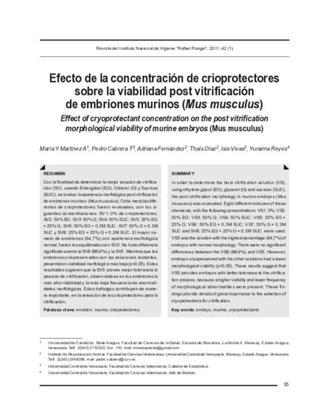 Gráfico comparativo de la viabilidad de embriones murinos post-vitrificación con diferentes soluciones crioprotectoras