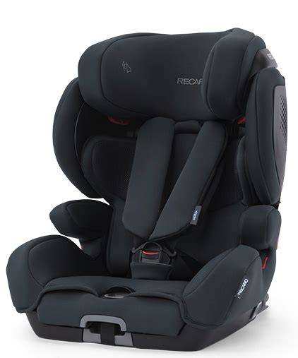 Diagrama de cómo instalar la silla Recaro Tian Elite con el cinturón de seguridad.