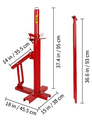 Imagen de un cambiador de neumáticos manual VEVOR mostrando su robustez y base estable