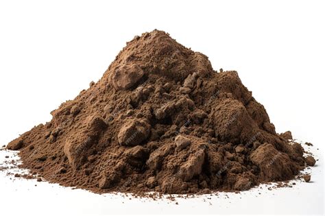 Fotografía de un montículo de tierra de diatomeas de color blanco y textura fina.