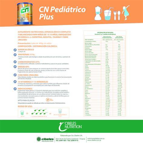 Envase de CN Pediatrico Plus Sin Sabor