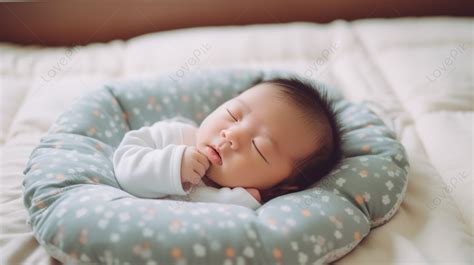 Imagen de un bebé durmiendo plácidamente dentro del cojín ergonómico NIDO BEBÉ de Cucut