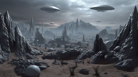 Diseño conceptual de los paisajes alienígenas de Perdide realizado por Jean Giraud 