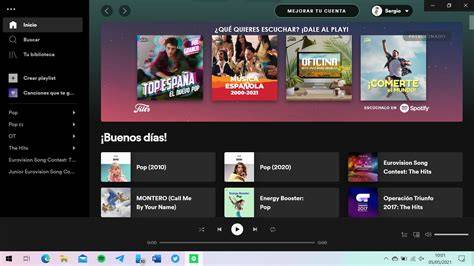 Diseño de interfaz de Spotify Fusión mostrando dos avatares y una lista de reproducción combinada