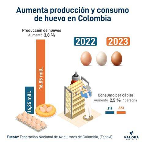 Gráfico de barras mostrando el incremento de producción de huevos camperos/ecológicos en Ciudad Real