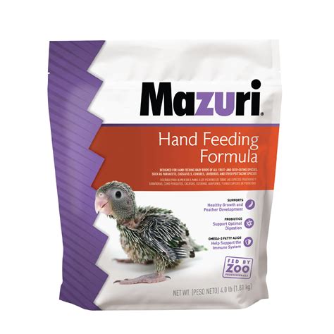 Infografía detallando los componentes nutricionales de la papilla para aves.