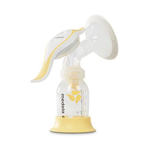 Foto de alta calidad del extractor de leche manual Medela Harmony