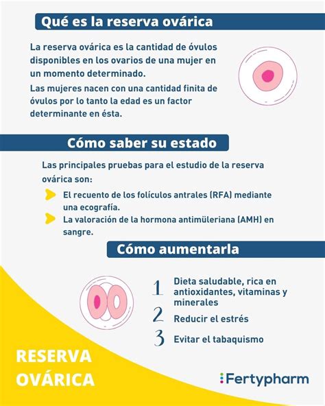 infografía explicando los métodos de evaluación de la reserva ovárica
