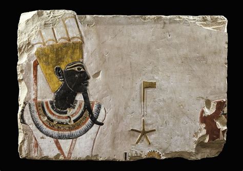Ilustración de un antiguo relieve egipcio relacionado con la fertilidad.