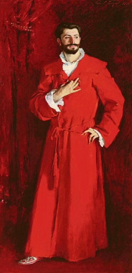 Retrato de Samuel-Jean Pozzi, destacando su figura carismática y su atuendo de la época