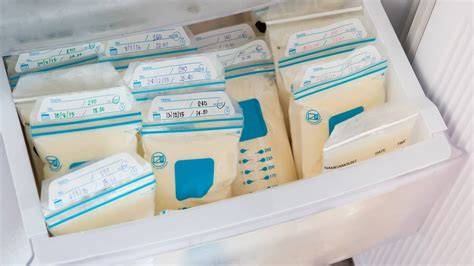 Organización de bolsas de leche materna en el congelador