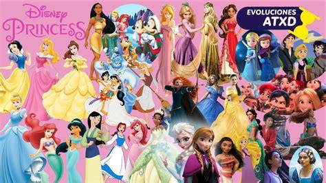 Collage comparativo de las princesas de los años 90 mostrando su determinación y autonomía.