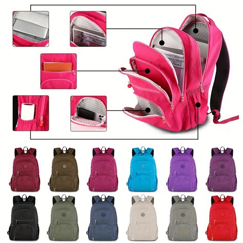 infografía que muestra el bolso Sydney II con todos sus compartimentos abiertos y organizados con accesorios de bebé