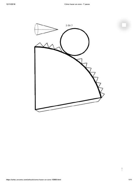 Esquema visual mostrando los pasos para crear un cono decorativo utilizando hilo de yute y cuentas decorativas