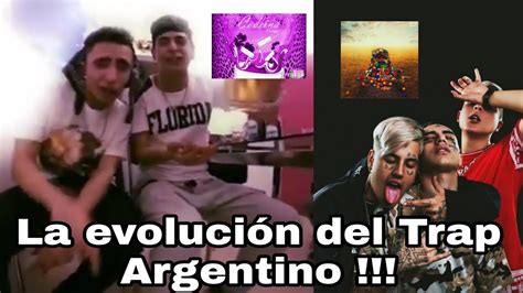 Esquema de la evolución del trap argentino desde el freestyle