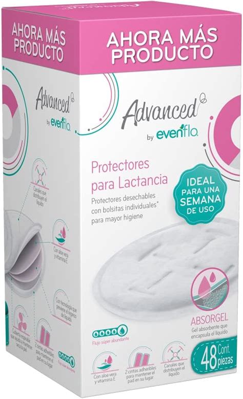 Infografía comparativa: protectores de lactancia desechables vs. reutilizables, destacando características, ecología y comodidad.