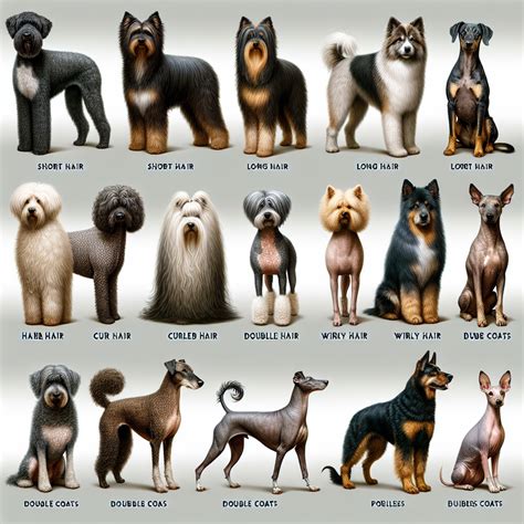 diferentes tipos de pelajes de cachorros