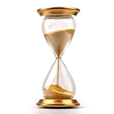Reloj de arena o símbolo del paso del tiempo que fluye
