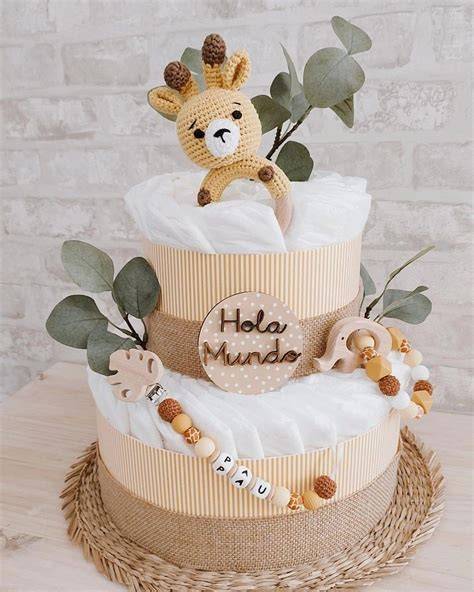 Esquema de montaje de pisos de tarta de pañales