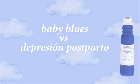 Infografía comparativa de síntomas: Baby Blues vs Depresión Posparto