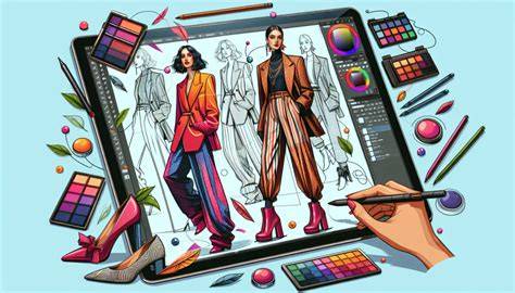 Diseño gráfico mostrando la fusión de elementos de moda y terror/misterio