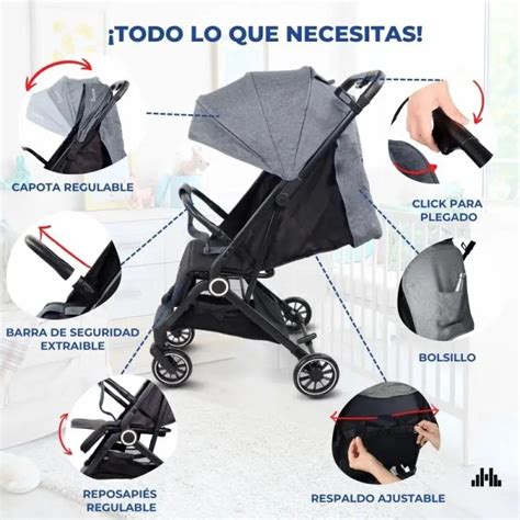 Niño mayor intentando salir de la silla de paseo