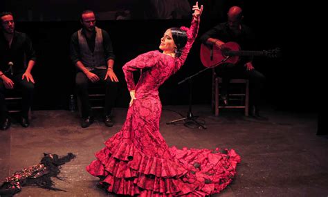 Cartel de un espectáculo de flamenco de la época
