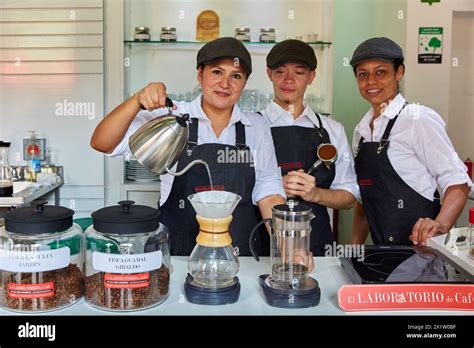 foto laboratorio de cafe
