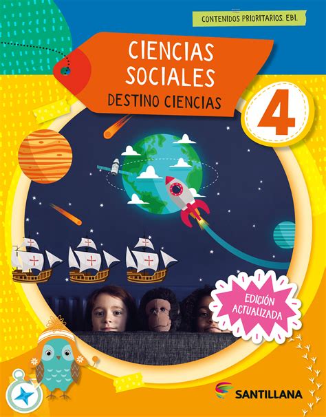portada de libro de Ciencias Sociales para 5º Primaria con ilustración de niños explorando el mundo