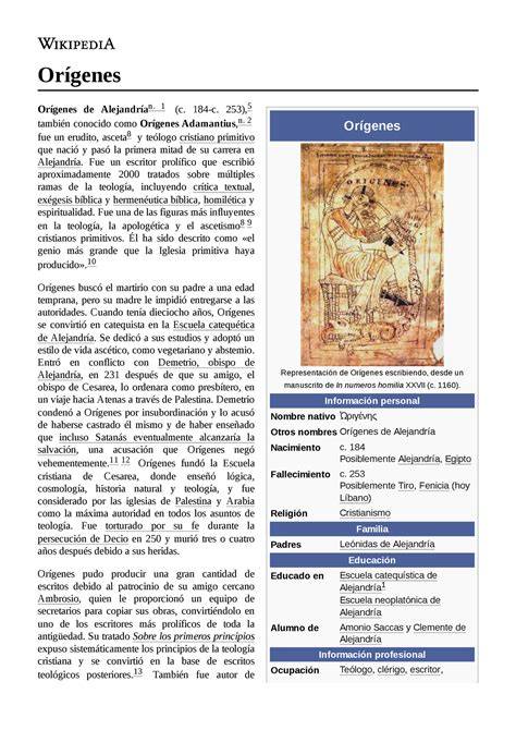 Representación de Orígenes escribiendo, desde un manuscrito de In numeros homilia XXVII